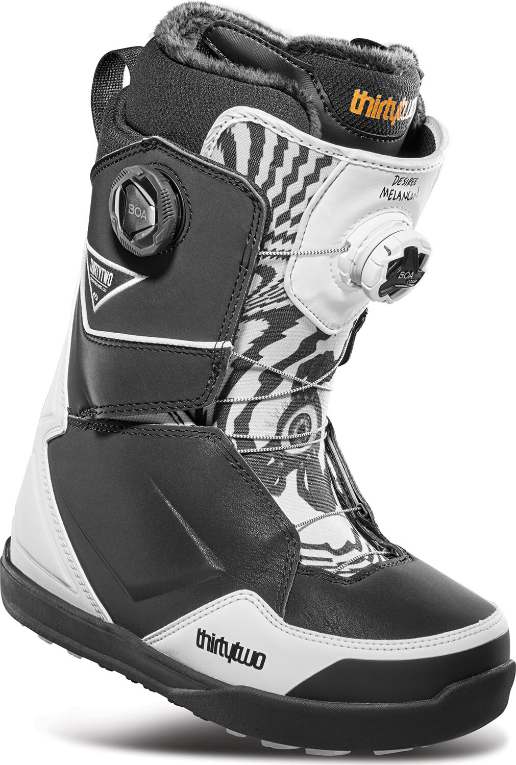 THIRTYTWO LASHED DOUBLE BOA MELANCON WMN BLACK WHITE 240