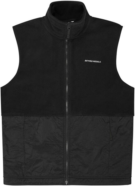 BEYOND MEDALS FLEECE VEST BLACK M