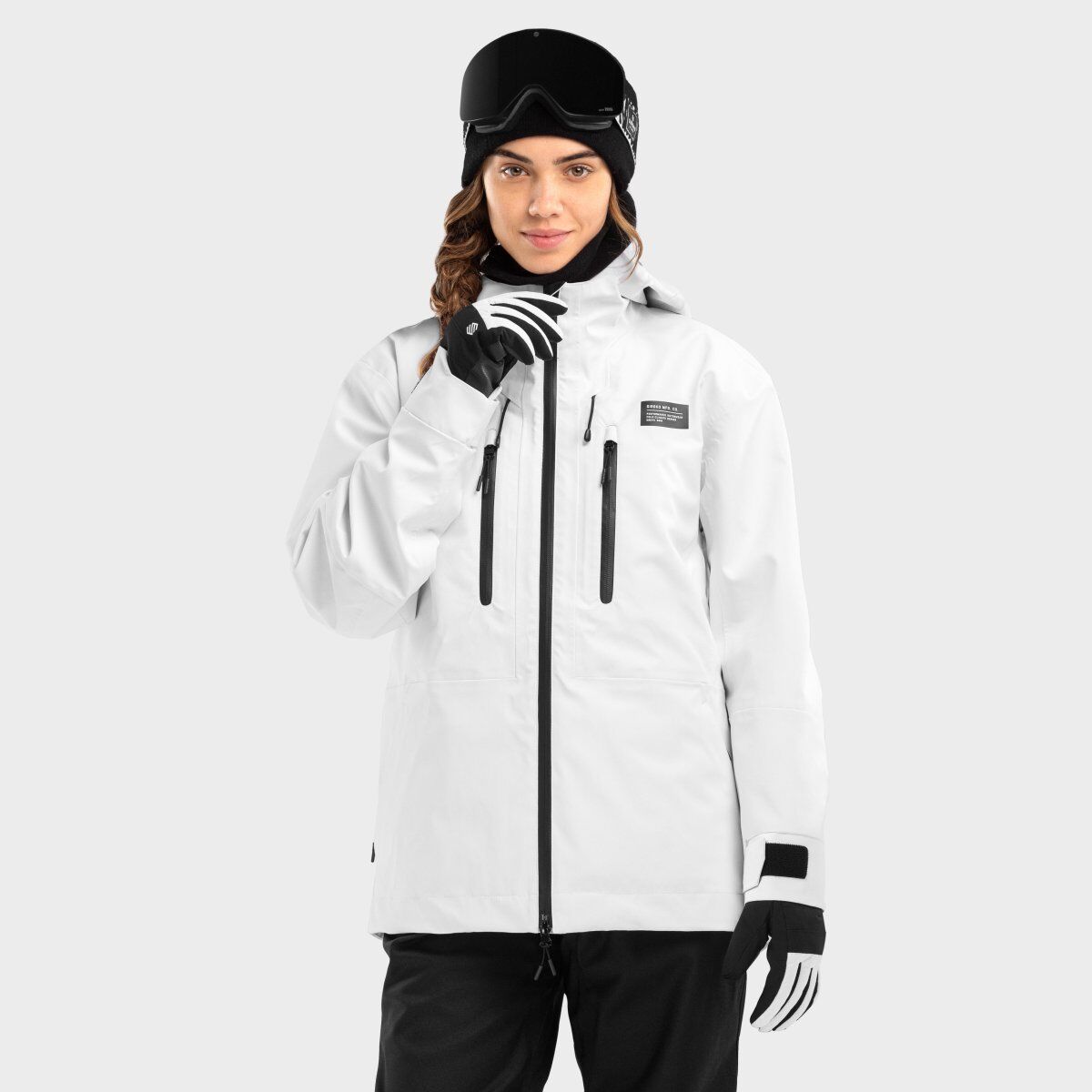 Chaqueta Hardshell para la Nieve para Mujer Siroko W5-W Megeve (XXL)