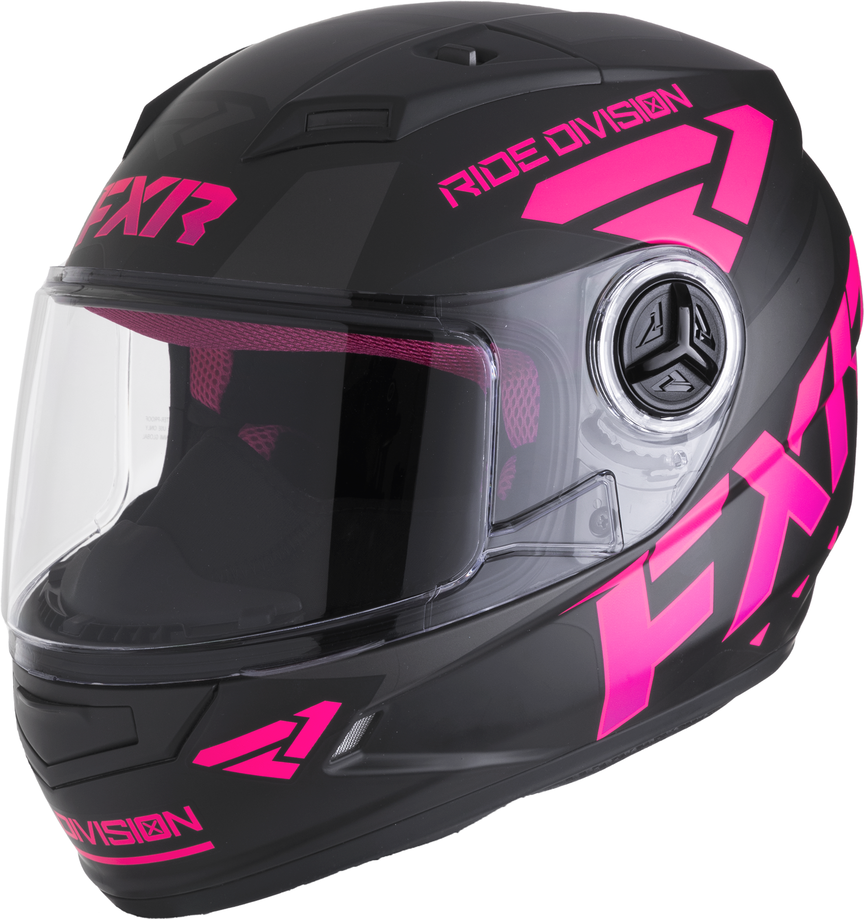 FXR Casco de Cross Niño  Nitro Negro-Rosa Eléctrico