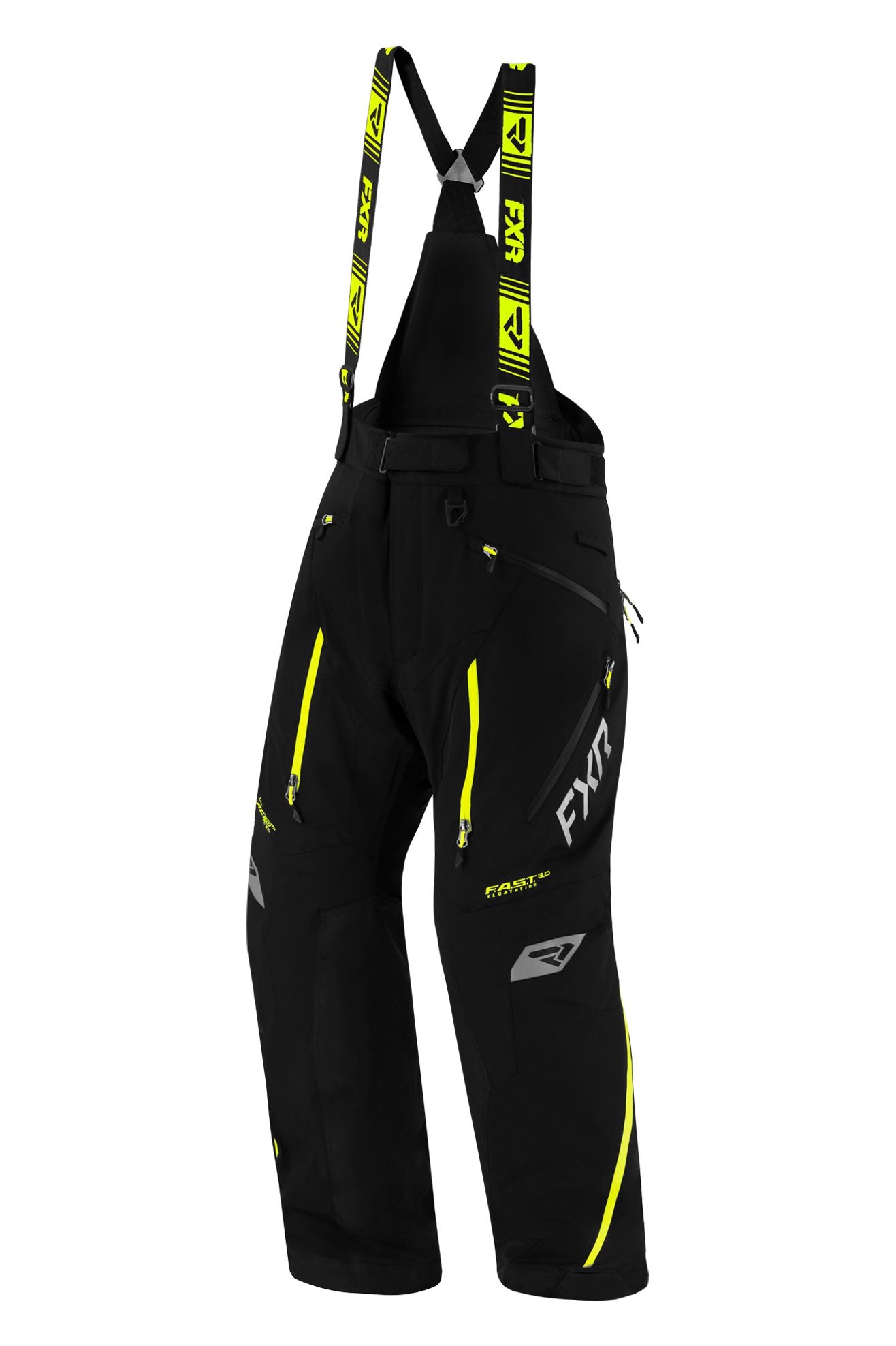 FXR Pantalones de Nieve  Renegade FX Negro-Hivis