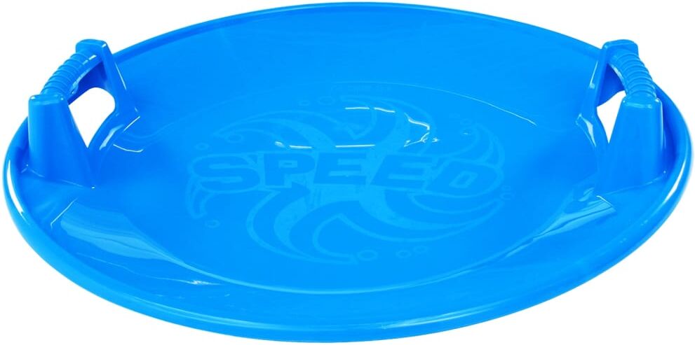 vidaXL Trineo redondo PP azul 66,5 cm