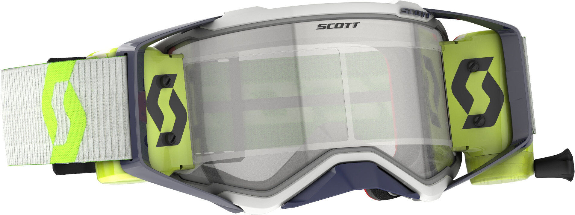 Scott Prospect WFS Duo Gafas de motocross - Gris Amarillo (un tamaño)