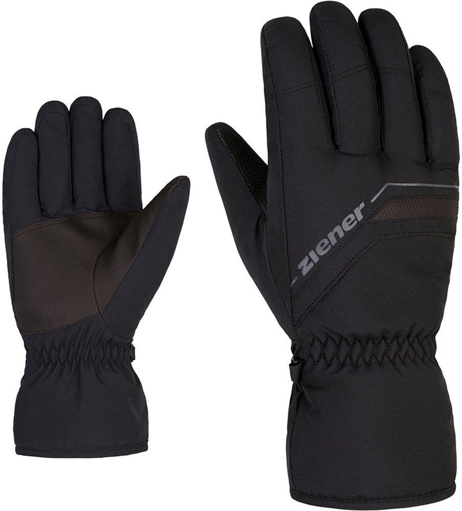 Ziener grumas guantes esquí hombre Negro (8,5)