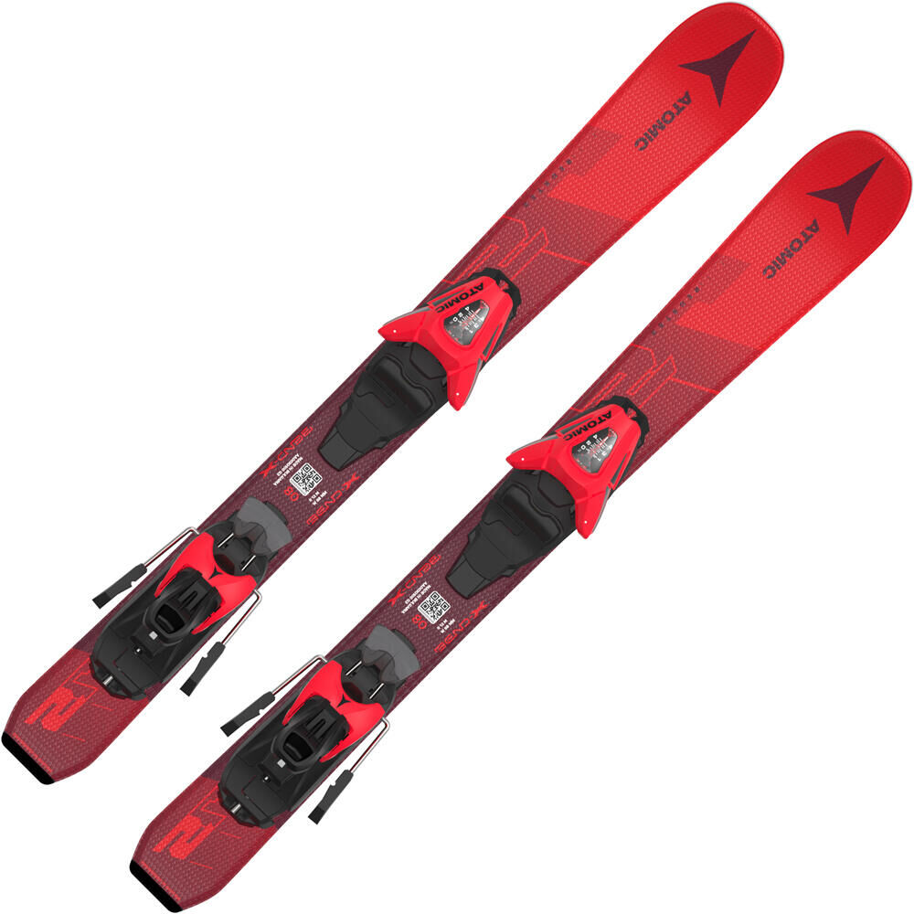 Atomic redster j2 70-90  c 5 gw pack esquí y fijacion Rojo (80)