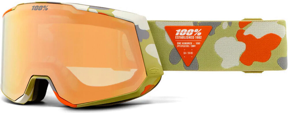 100% snowcraft xl hiper gafas ventisca  (UNICA)