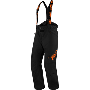 Housut FXR Clutch FX Snow Musta-Oranssi