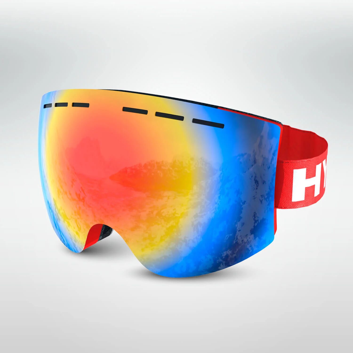 HypeSnow TARJOUS: HypeSnow Rainbow Red Laskettelulasit