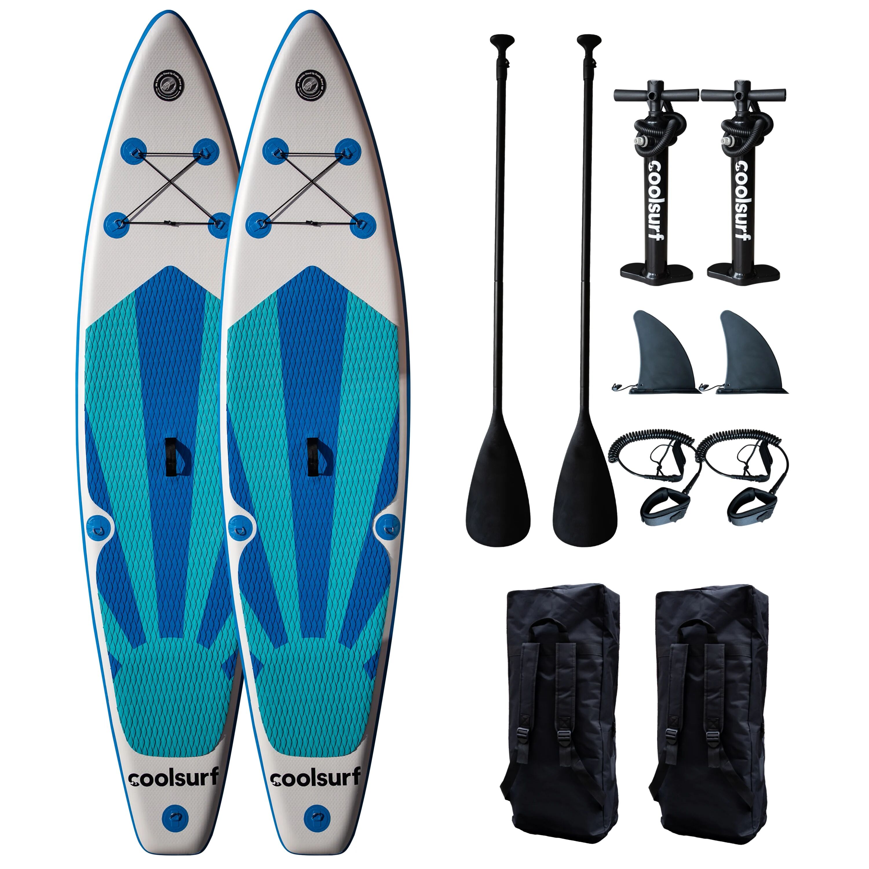 CoolSnow.dk - Populært udstyr og skibriller til din skiferie! 2 x Stormy Kite Paddleboard - Puhallettava SUP 10'4