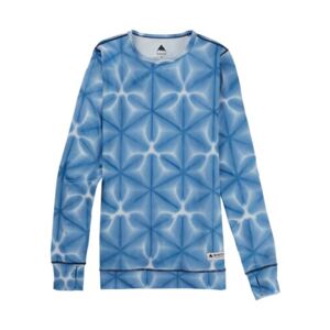 BURTON MIDWEIGHT BASE LAYER CREW WMN BLUE DAILOLA SHIBORI S