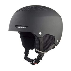 Pas de marque ALPINA Zupo Casque de Ski Unisex-Youth, Noir Mat, 54-58 - Publicité