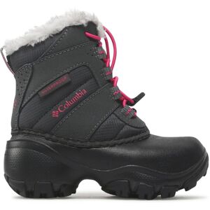 Bottes de neige Columbia Childrens Rope Tow III Waterproof BC1323 Dark Grey/Haute Pink 089 - Publicité