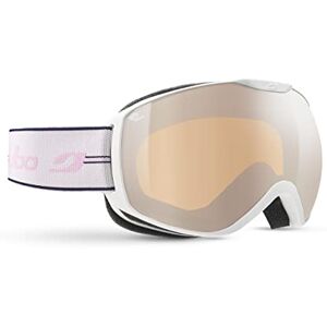 Julbo ISON Masque de Ski Femme, Blanc/Bleu/Rose, L+ - Publicité