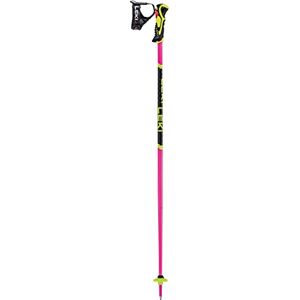 LEKI Bâton de Ski Mixte Adulte, Rose Fluo-Noir-Jaune Fluo, 100 - Publicité