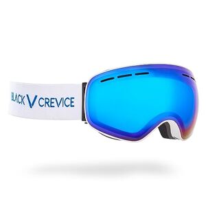 Black Crevice Masque de ski à verres sphériques Blanc/bleu Revo - Publicité