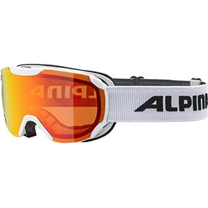 Alpina Sports Thaynes HM Masque de Ski Mixte, Blanc/Orange, Taille Unique - Publicité