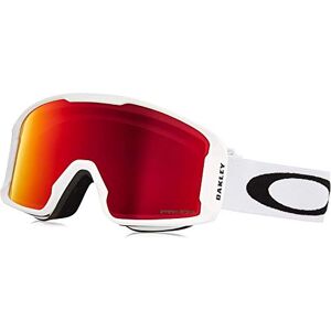 Oakley Line Mineur Masque de Snowboard, Blanc Mat, Medium, Prizm Torch Iridium - Publicité