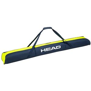 HEAD Sac à Skis Double Skitasche Unisexe-Adulte, Bleu Jaune, 195 cm - Publicité