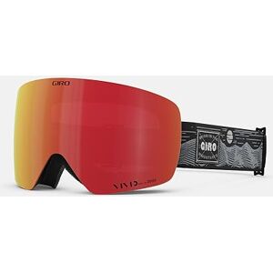 Giro  Ski/Neige Lunettes de ski Noir/blanc Paysage Vivid Ember/Vivid Infrarouge Lentille - Publicité