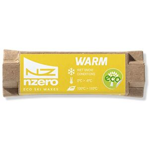 N-ZERO NZEROWAX Bloc de Fart écologique, 50 g   Fart Naturel Bio pour Le Ski et Le Snowboard   Utilisation par Temps Chaud - Publicité