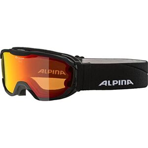 ALPINA Unisexe Enfants, PHEOS Lunettes de ski, black, One Size - Publicité