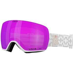 Giro Lusi Lunettes de neige pour femme Blanc/rose vif Verres infrarouges Taille unique - Publicité