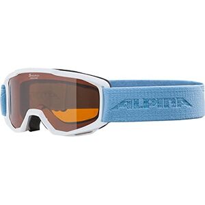 ALPINA Unisexe Enfants, PINEY Lunettes de ski, white-skyblue, One Size - Publicité