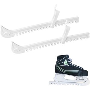 SKJJL Protection de Patin à Glace Réglable, Protecteur de Lame Patins à Glace, Protecteurs de Lame de Patinage Artistique, Protecteurs de Patin à Glace pour Enfants Adultes Universels, 1 Paire Blanc - Publicité