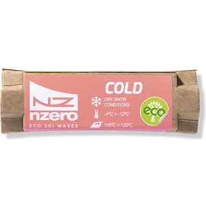 N-ZERO NZEROWAX Bloc de Fart écologique, 50 g   Fart végétal Bio pour Le Ski et Le Snowboard   Conditions de Neige Froides - Publicité