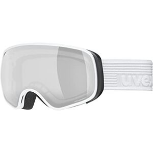 Uvex Scribble FM Sph Lunettes de ski unisexe pour enfant, blanc/argenté/transparent, taille unique - Publicité