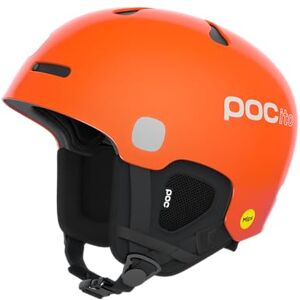 POC POCito Auric Cut MIPS Casques de Ski Jeunesse Unisexe, Fluorescent Orange, XXS (48-52cm) - Publicité