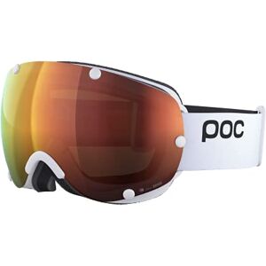 POC Lobes Clarity Lunettes de Ski Adulte Unisexe, Hydrogen White/Spektris Orange, Taille Unique - Publicité