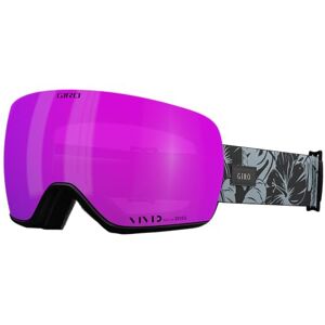 Giro Lunettes de ski  pour femme – Noir et gris botanique, rose vif/lentille infrarouge vif - Publicité