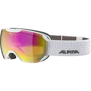 ALPINA Unisexe Adultes, PHEOS S Q Lunettes de ski, white, One Size - Publicité