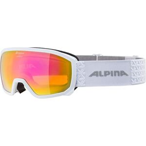 ALPINA Unisexe Enfants, SCARABEO JR. Q-LITE Lunettes de ski, white, One Size - Publicité