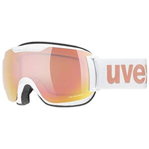 uvex Downhill 2000 S Cv Masque de Ski pour Hommes et Femmes à Contraste Élevé Sans Distorsion et Anti-Buée White/Rose-Orange One Size - Publicité