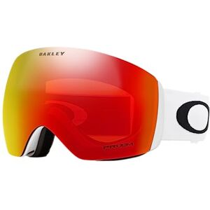 Oakley Flight Deck Masque de Ski Mixte Adulte, Matte White/Prizm Torch Iridium, 99 - Publicité