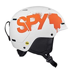 Spy Optics Lil Astronomic MIPS Matte White Orange Splatter Logo M 51-53 cm, Casque de Ski/Snowboard Enfant, Stable Pendant Les activités extrêmes, Passive Venting System, Ajustement Snug Life - Publicité