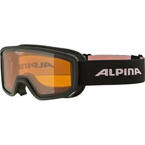 ALPINA Unisexe Adultes, SCARABEO S Lunettes de ski, black-rose matt, One Size - Publicité