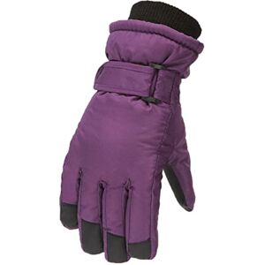 Allence Gants de Ski pour Enfants, -40℃ l'hiver Gants Épais et Chauds pour Garçon Fille 4-12 Ans, Antidérapant Neige Gants Imperméable Coupe-Vent pour Patinage Snowboard Motoneige - Publicité