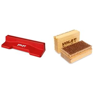 Vola Basic Affûteur de racle Mixte Adulte, Rouge 10 & Brosse Bronze Adulte Unisexe, 10 - Publicité