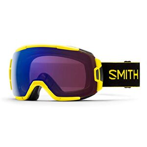 Smith  Masque de Ski Mixte Adulte, Street Yellow/Chroma Pop Photochromic Rose Flash, FR : M (Taille Fabricant : M) - Publicité
