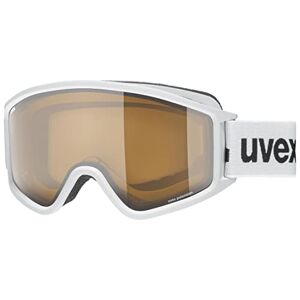 uvex G,Gl 3000 P Masque de Ski pour Hommes et Femmes Polarisées Champ de Vision Élargi et Anti-Buée White Matt/Brown-Clear One Size - Publicité
