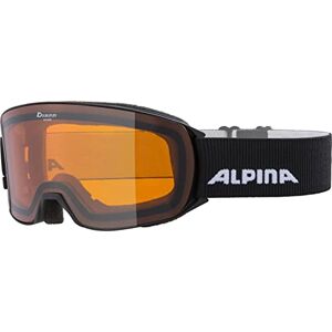 ALPINA Unisexe Adultes, NAKISKA Lunettes de ski, black matt, One Size - Publicité