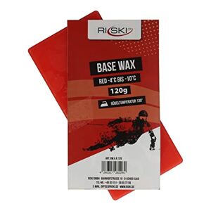 RiSki Cire de ski Base Wax Alpin Rouge 120 g - Publicité