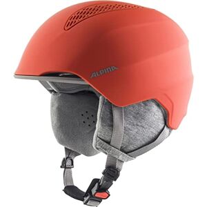 ALPINA Unisexe Enfants, GRAND JR Casque de ski, pumpkin-orange matt, 51-54 cm - Publicité