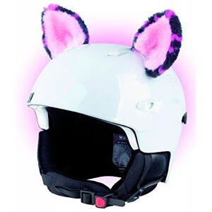 Crazy Ears Accessoires de casque oreilles chat Tiger Lux grenouille, oreilles de ski adaptées pour casque de ski, casque de moto, casque de vélo et bien plus encore, CrazyEars : oreilles roses - Publicité