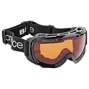 Black Crevice Skibrille BCR041267 Masque de Ski. Mixte, Noir/Orange, Taille Unique - Publicité