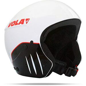 Vola Casque FIS Tech Adulte Unisexe, Blanc/Rouge, XS (52) - Publicité