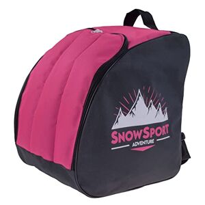 Générique Sac à dos pour chaussures de ski , Rose Bonbon - Publicité